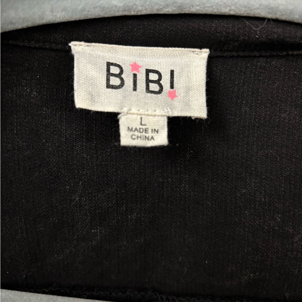 BiBi Black Fringe Distressed Light Weight Jacket - Picture 7 of 8